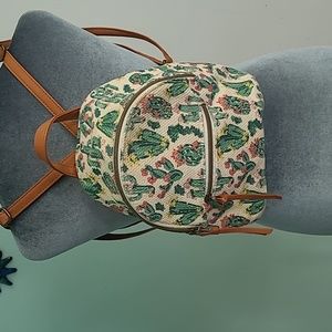 Mini Cactus backpack purse